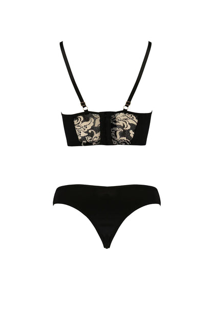4-Bielizna-VICTORIA SET black XXL/XXXL - Casmir-4