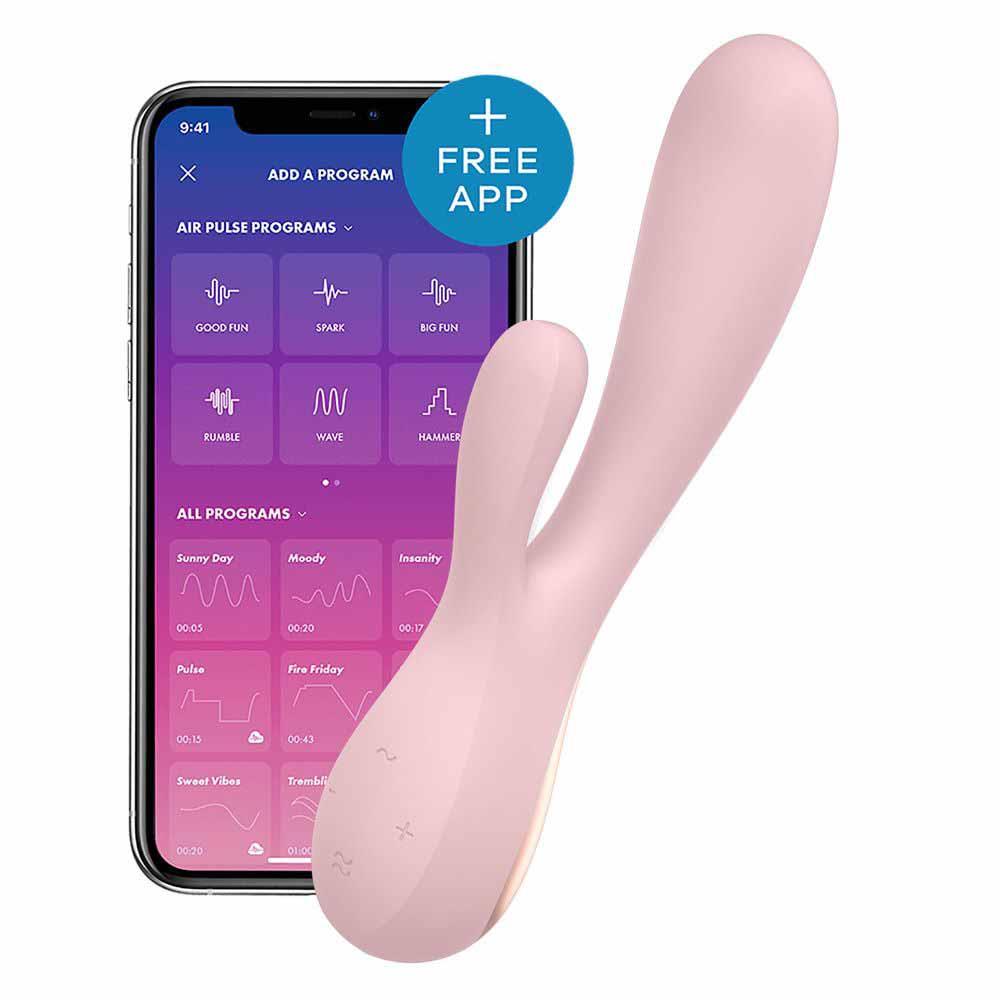 3-Wibrator króliczek aplikacja Satisfyer Mono Flex-3