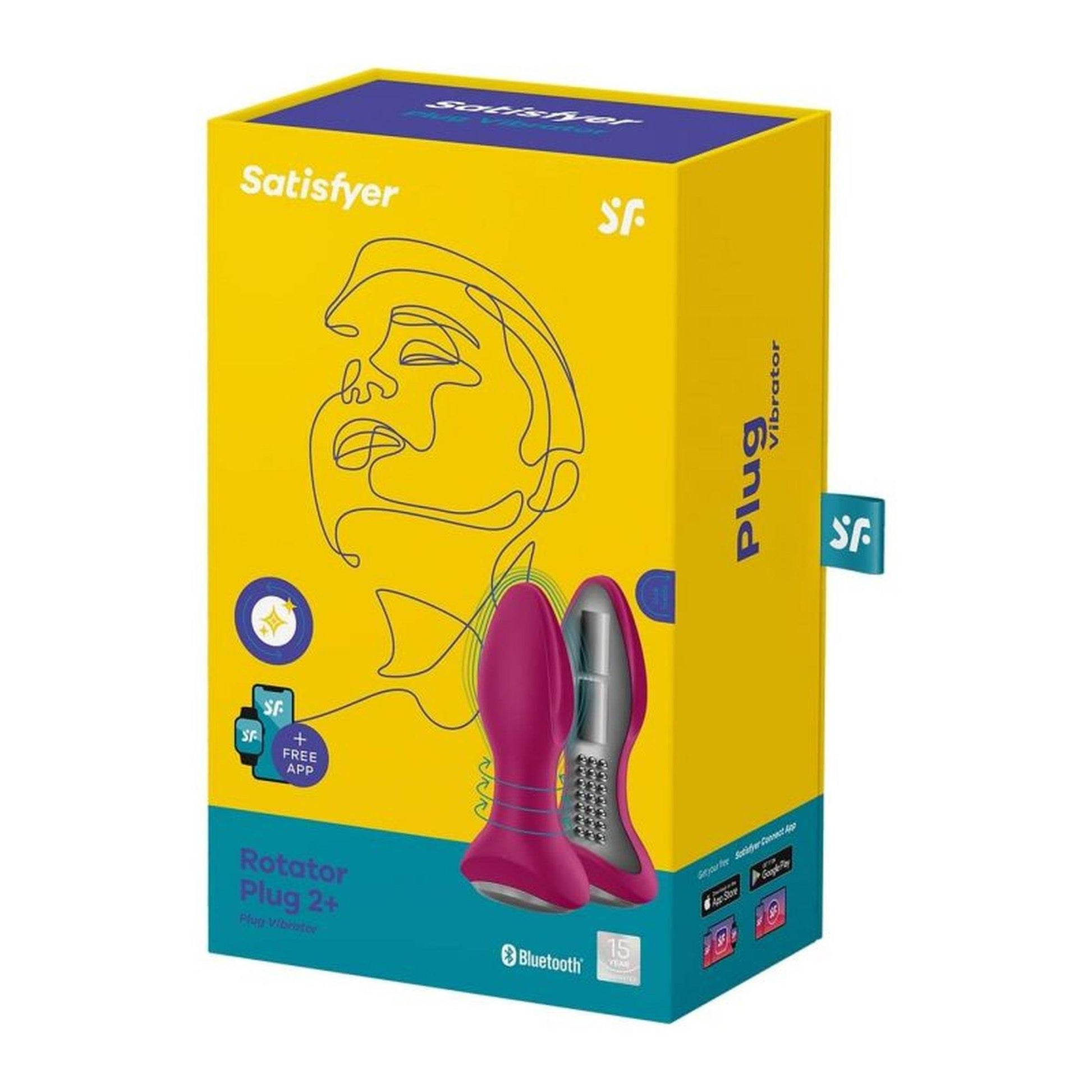 8-Korek analny Rotator Plug 2 Connect App (Violet)-8