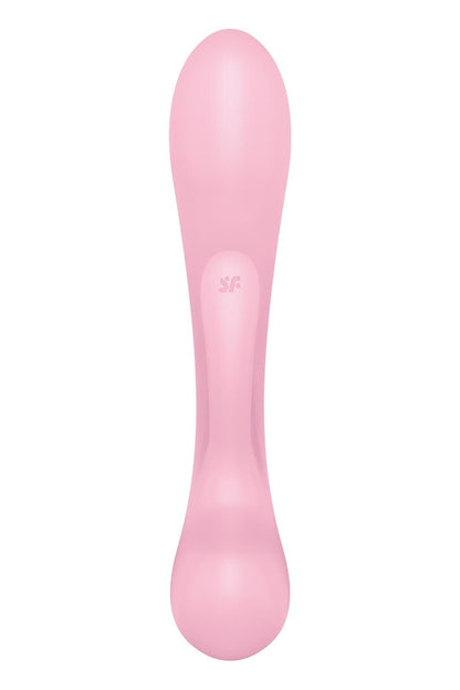 6-Wibrator króliczek masaż łechtaczki satisfyer róż-6