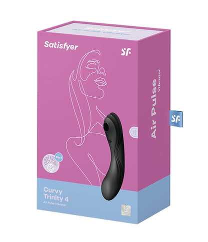 1-Wibrator masażer ssący satisfyer curvy trinity 4-1