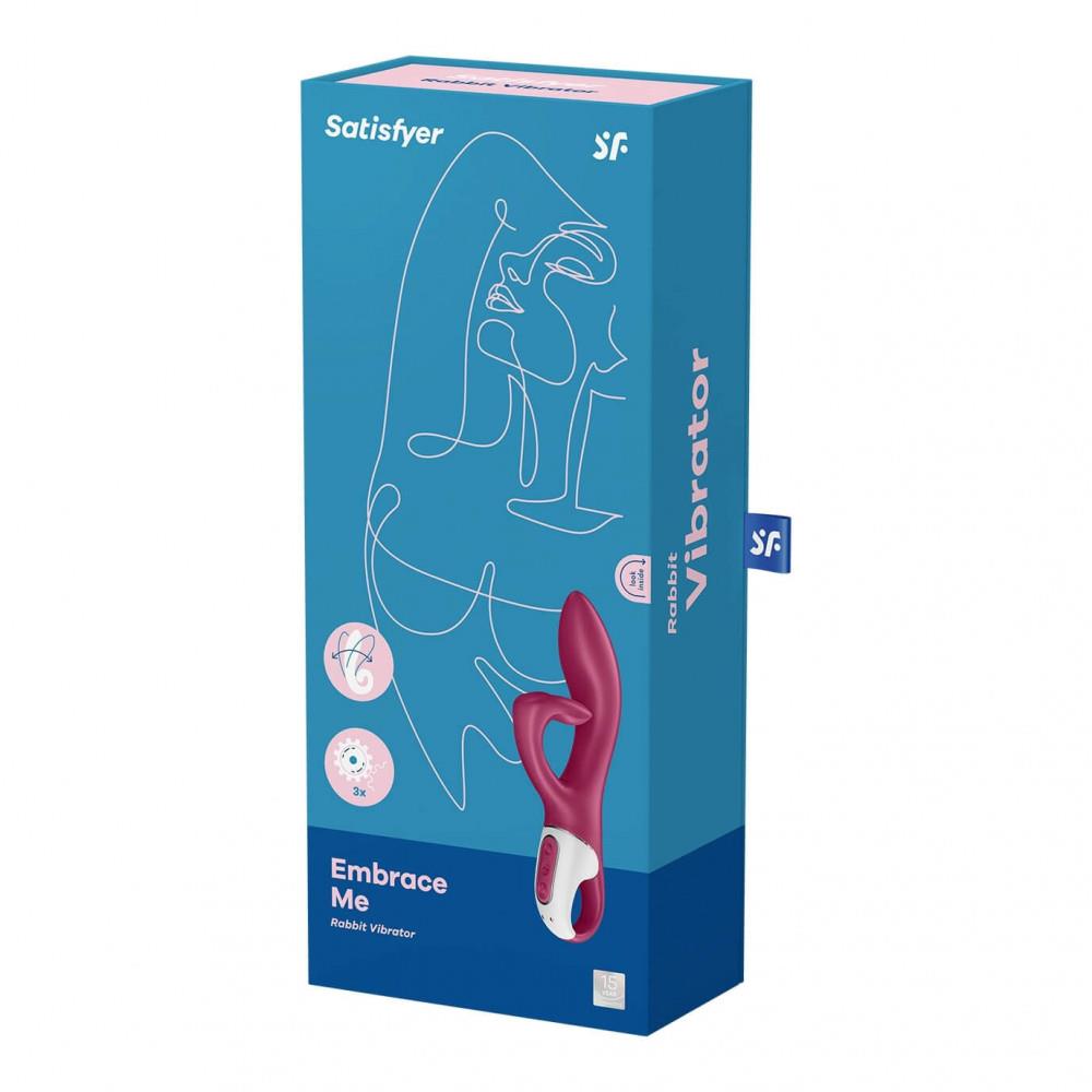 8-Wibrator króliczek z masażerem Satisfyer Embrace-8
