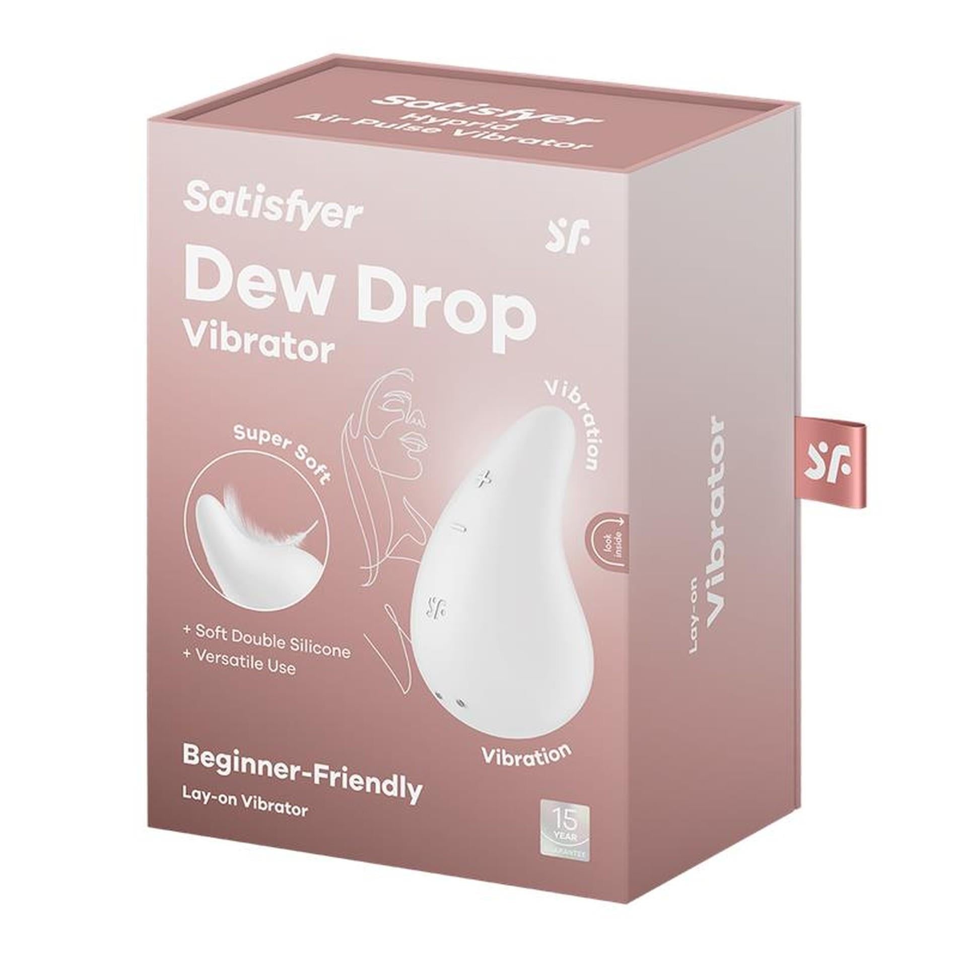 6-Stymulator łechtaczki Dew Drop white-6