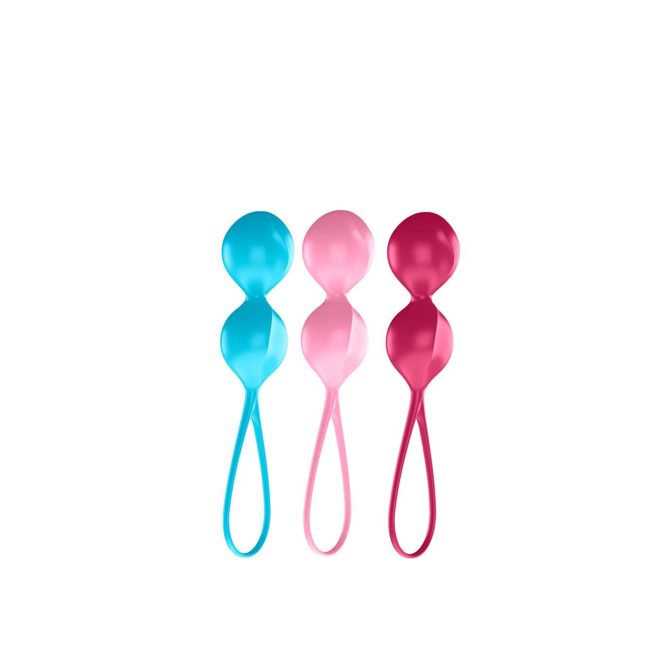 3-Zestaw kulki trening mięśni kegla satisfyer 3szt-3