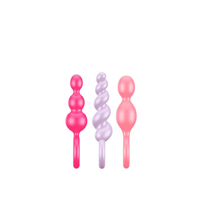 3-Satisfyer korki analne sex zestaw różne kształty-3