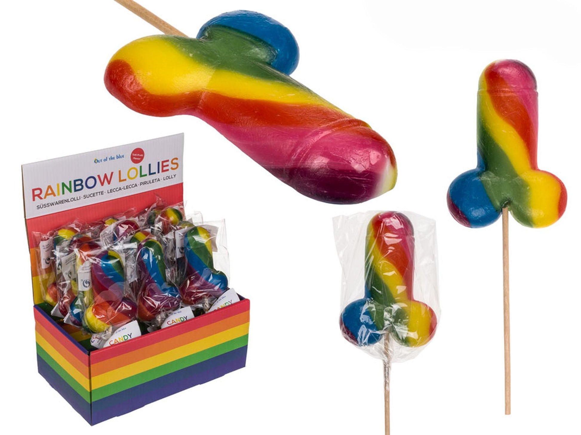 1-Lizak tęczowy penis/Rainbow Lollies 85g-1