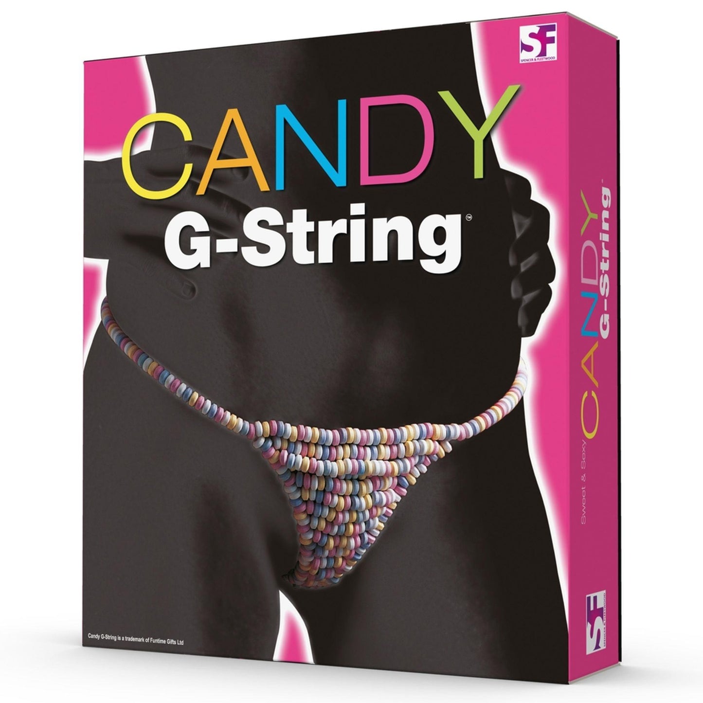 2-Stringi damskie z koralików cukierków jadalne sex-2