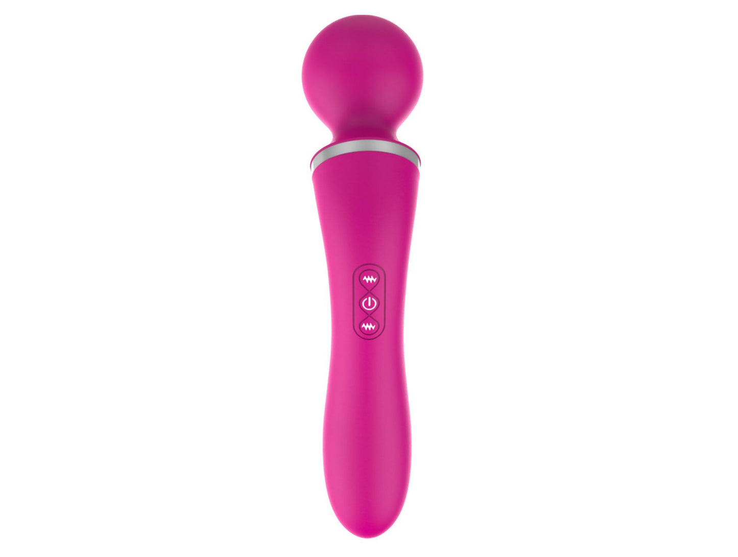 2-Masażer łechtaczki wibrator 2w1 10+10 trybów 19cm-2