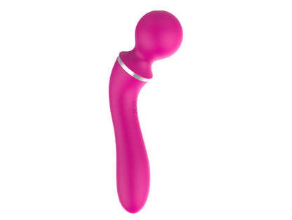 1-Masażer łechtaczki wibrator 2w1 10+10 trybów 19cm-1