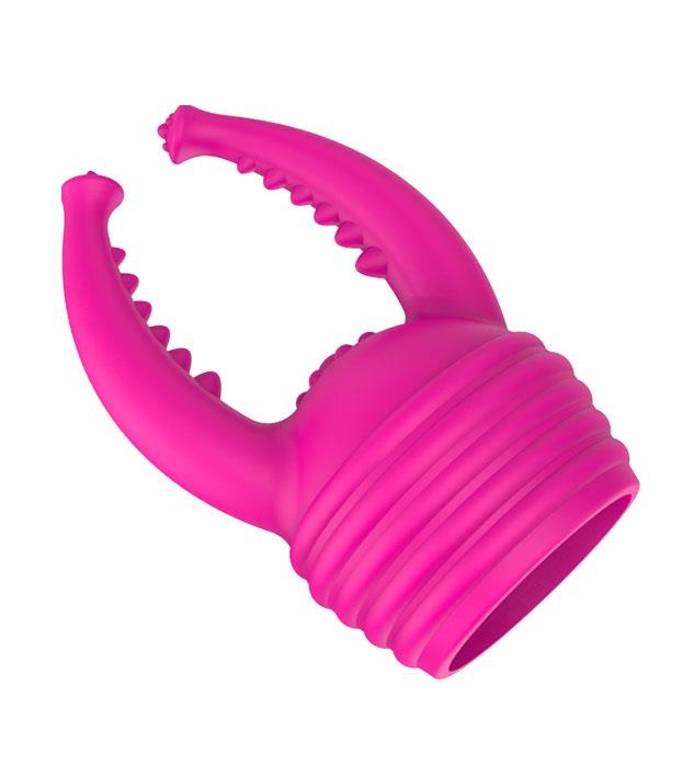 12-Masażer łechtaczki wibrator 2w1 10+10 trybów 19cm-12