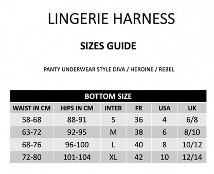 15-Czarne majtki uprząż strapon stringi push up XL-15