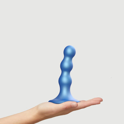 2-Dildo potrójne kulki fioletowe idealne do strap-on-2