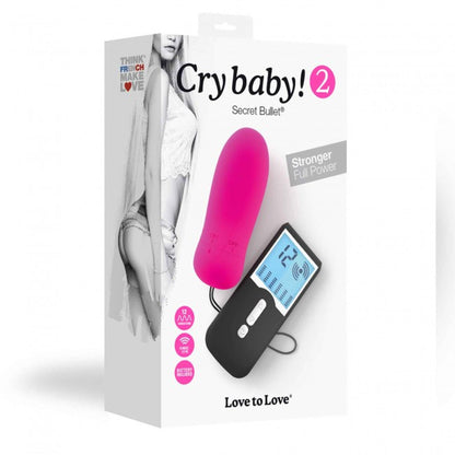 4-Jajko wibrujące Cry Baby 2 - Danger Pink-4