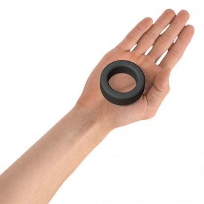 4-Pierścień Na Penisa Cool Ring - Black Onyx-4