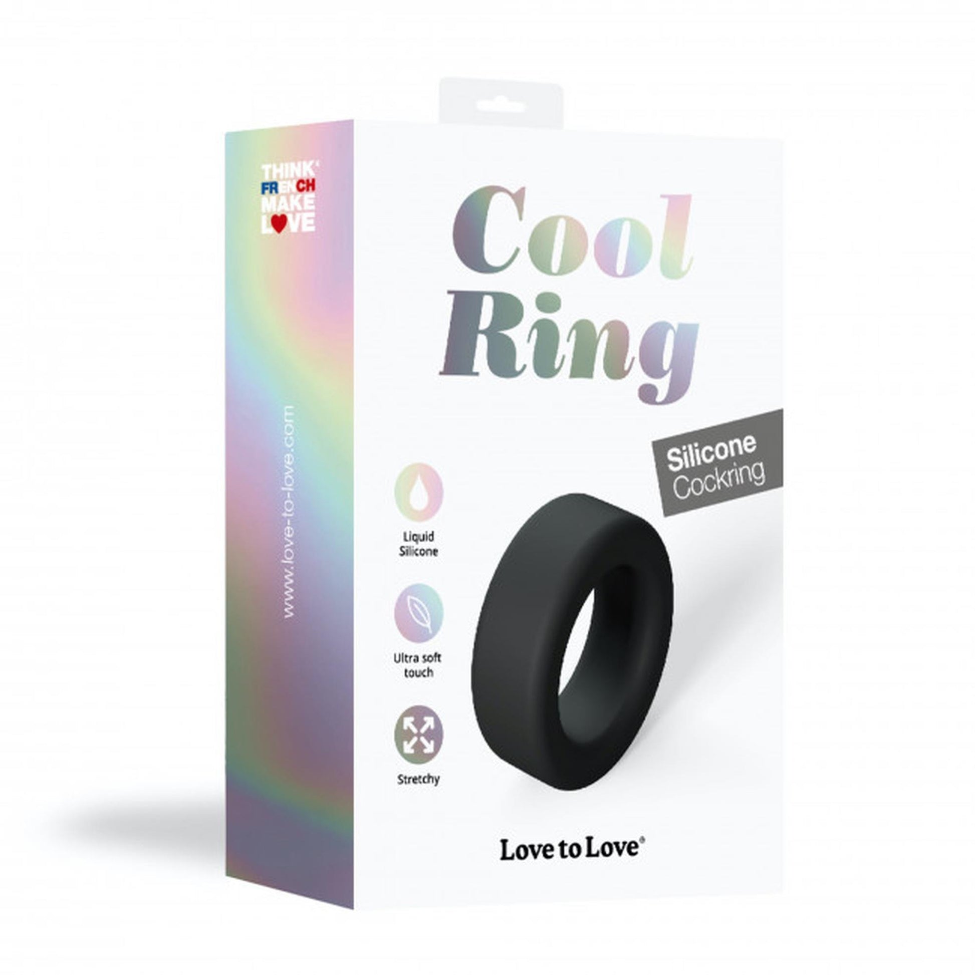 5-Pierścień Na Penisa Cool Ring - Black Onyx-5