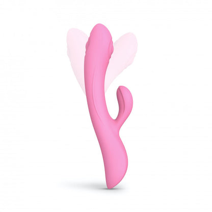 3-Masażer Łechtaczki Wibrator Bunny & Clyde - Pink-3