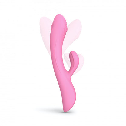 5-Masażer Łechtaczki Wibrator Bunny & Clyde - Pink-5