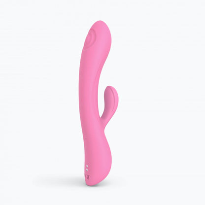 7-Masażer Łechtaczki Wibrator Bunny & Clyde - Pink-7