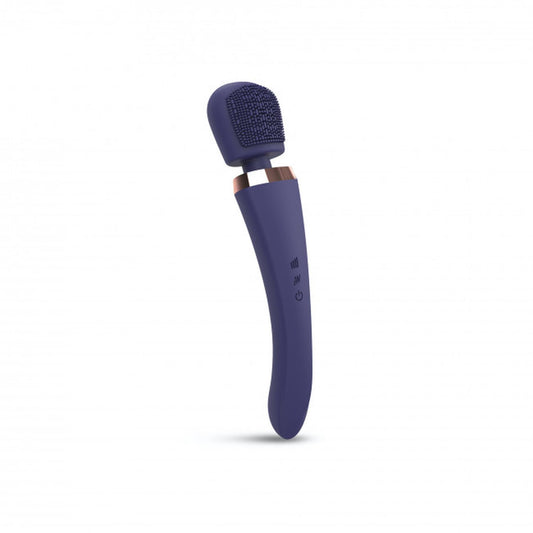 2-Wibrator Różdżka Brush Crush - Midnight Indigo-2