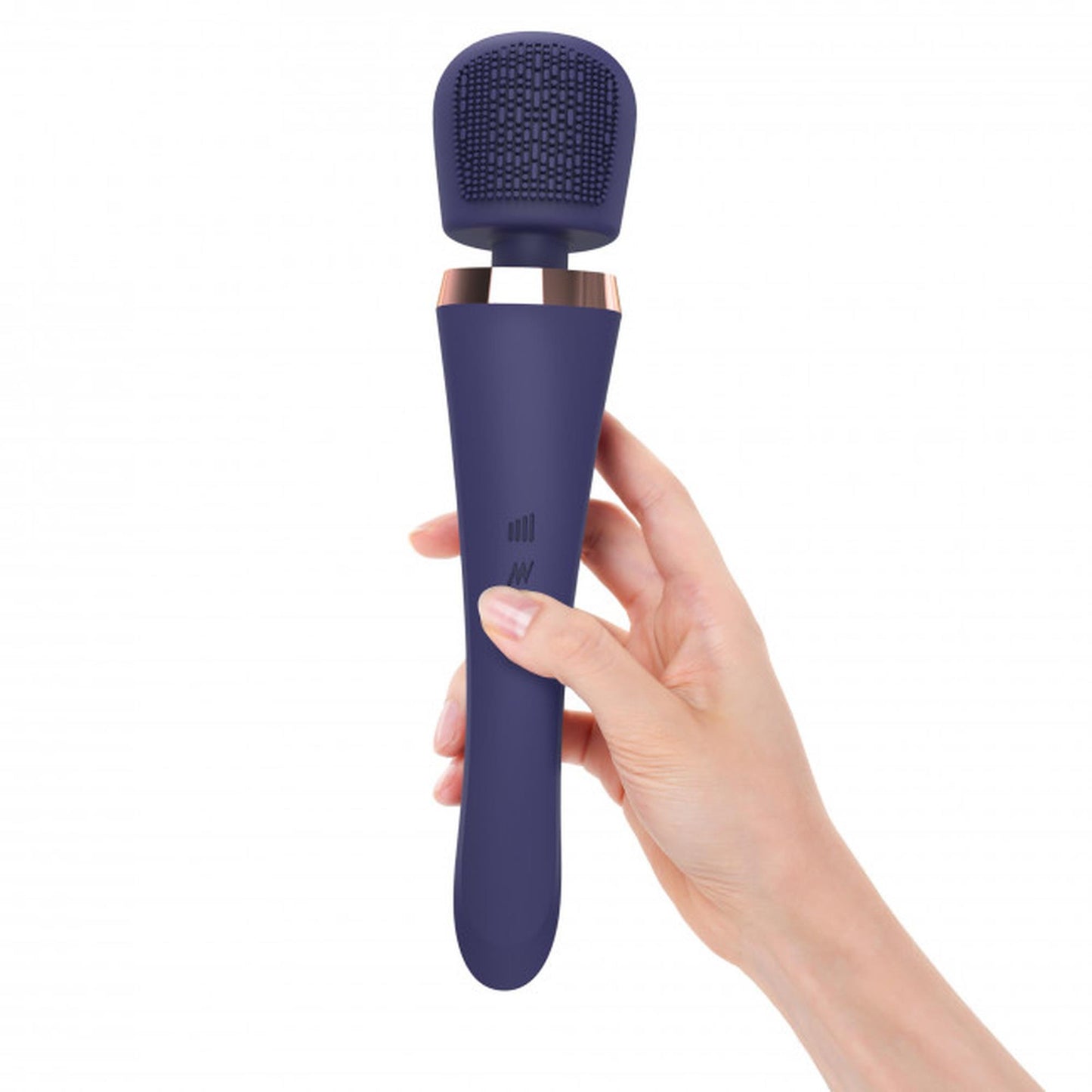 4-Wibrator Różdżka Brush Crush - Midnight Indigo-4