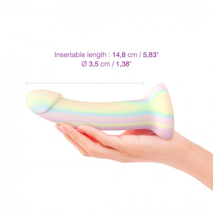 3-Pastelowe wodoodporne dildo z mocna przyssawką-3