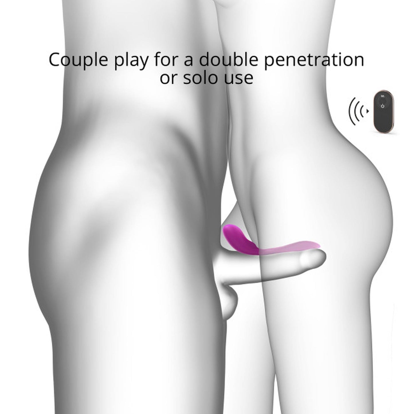 2-Wibrator dla par masażer łechtaczki punkt G pilot-2