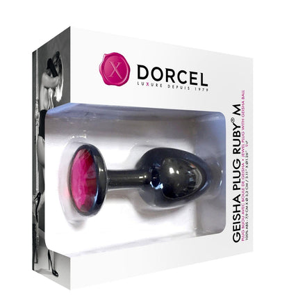 5-Korek analny z kryształem dorcel geisha plug m 8cm-5