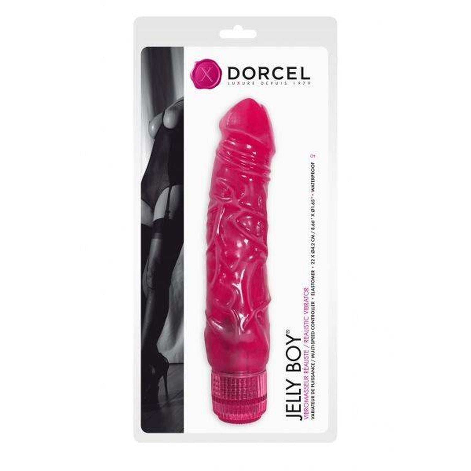 2-Realistyczny wibrator penis Dorcel Jelly Boy 22cm-2