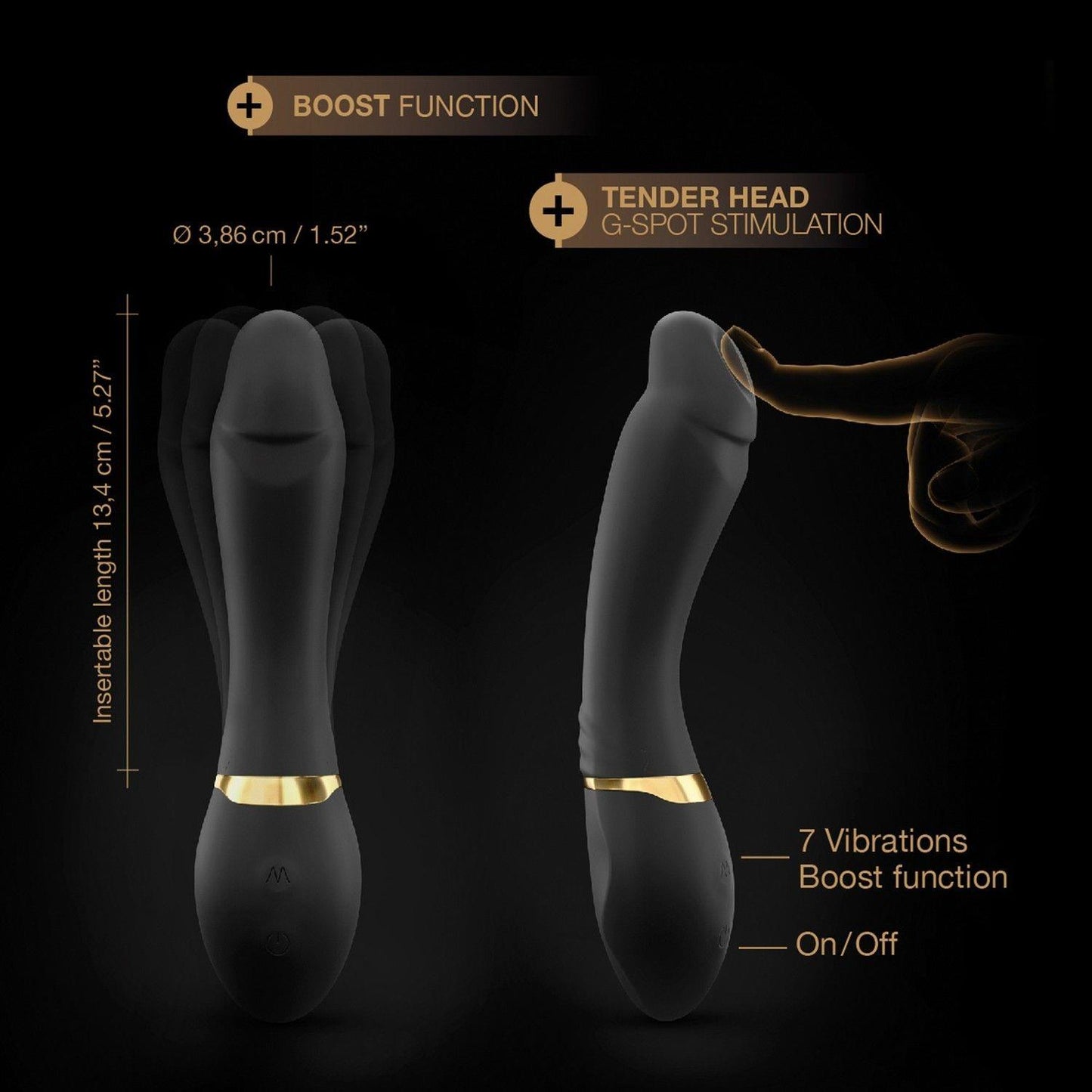 10-Wibrator punktu g dorcel tender spot: 20cm 7 tryb-10