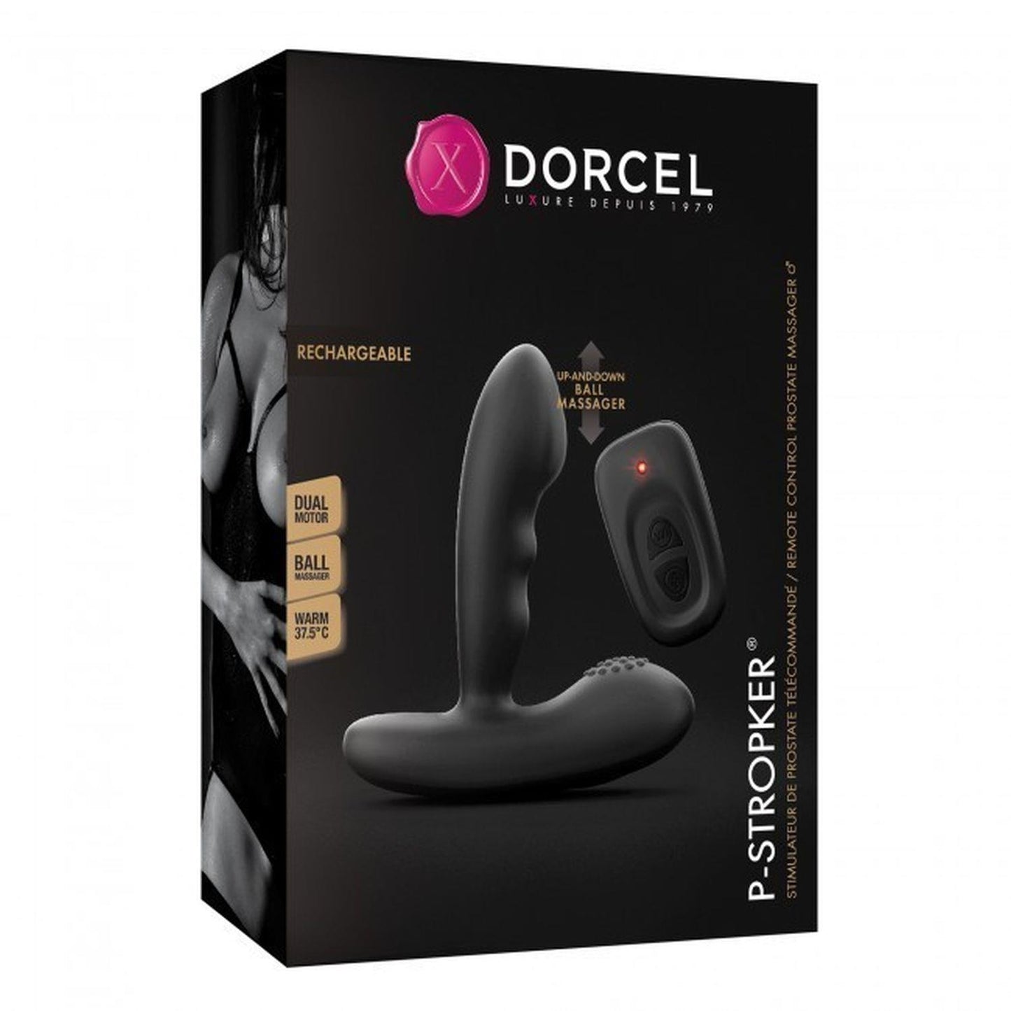 4-Masażer prostaty pilot dorcel p-stroker 16 trybów-4