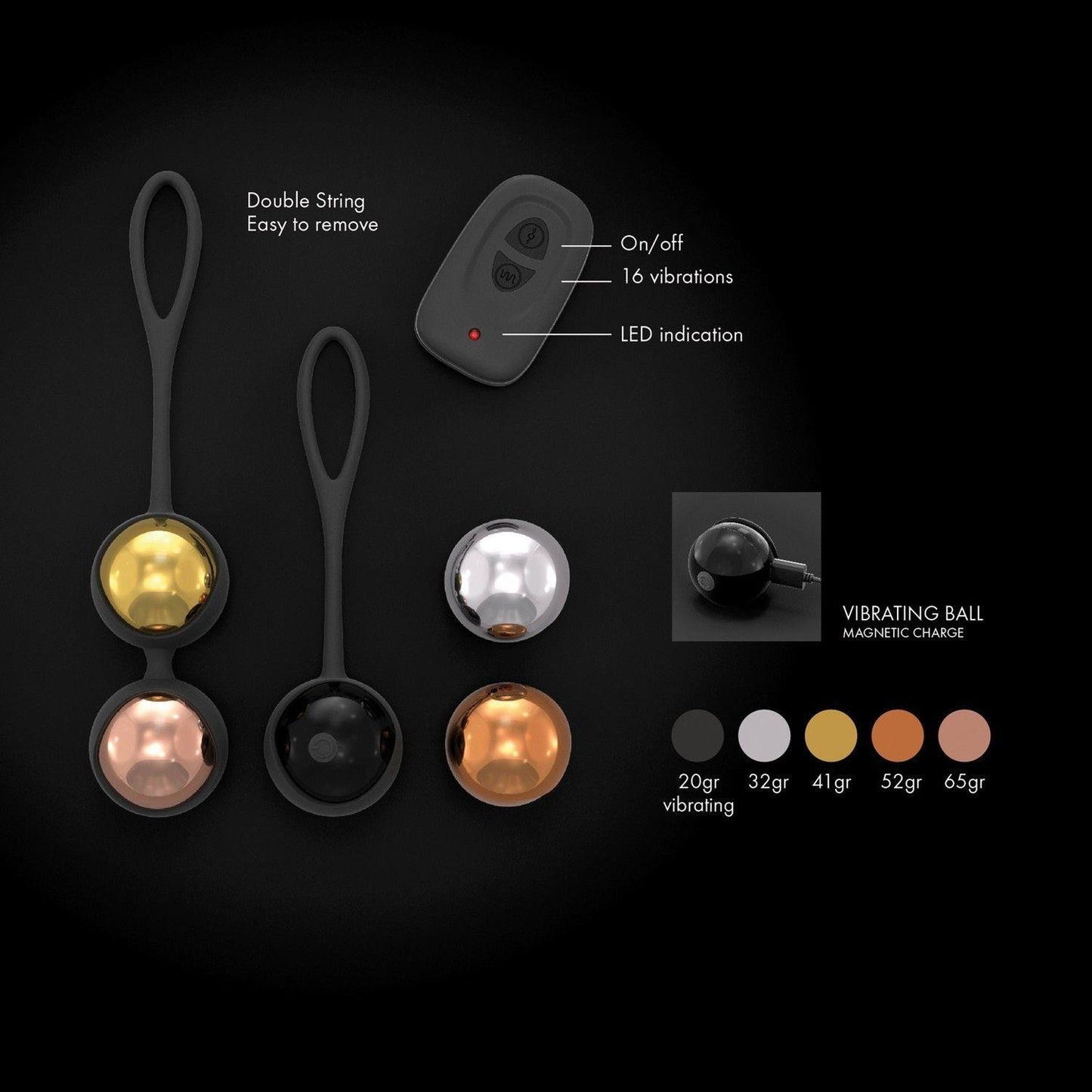 6-Progresywne kulki gejszy dorcel training balls x5-6