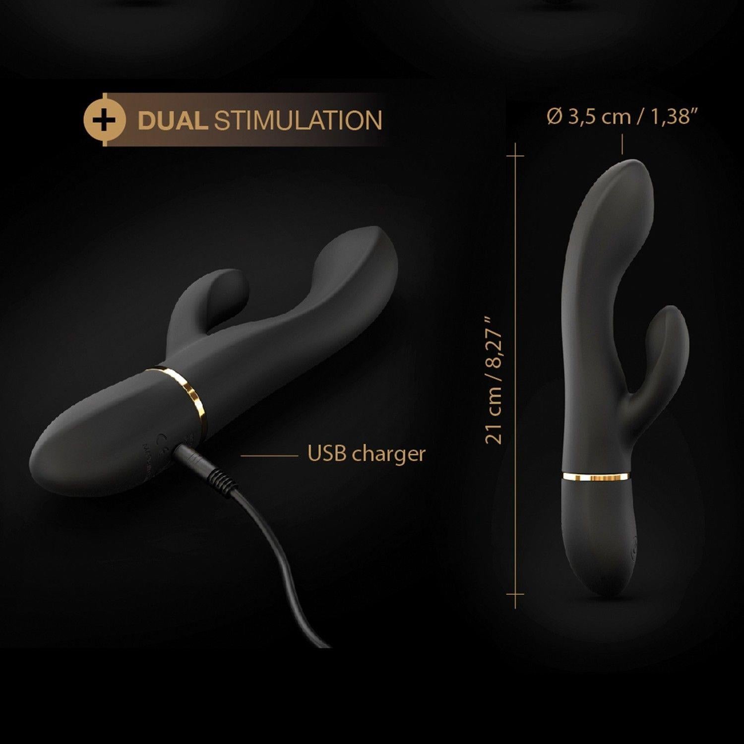 6-Wibrator króliczek dorcel glam rabbit 21cm 10 tryb-6