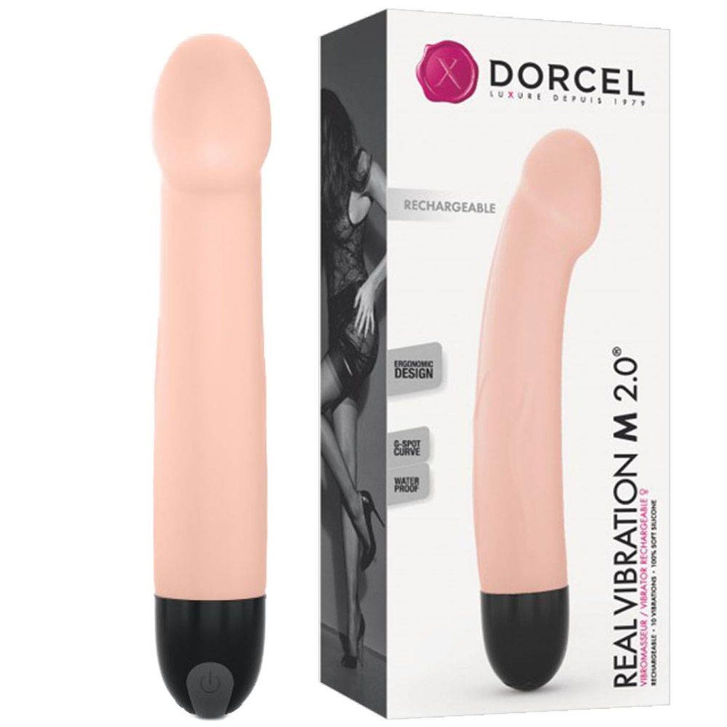 1-Wibrator realistyczny dorcel real vibrations 18cm-1