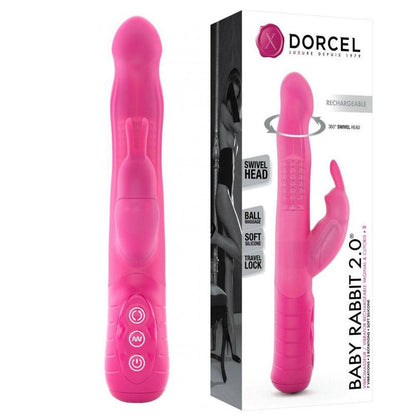 2-Wibrator króliczek rotacja dorcel baby rabbit 22cm-2