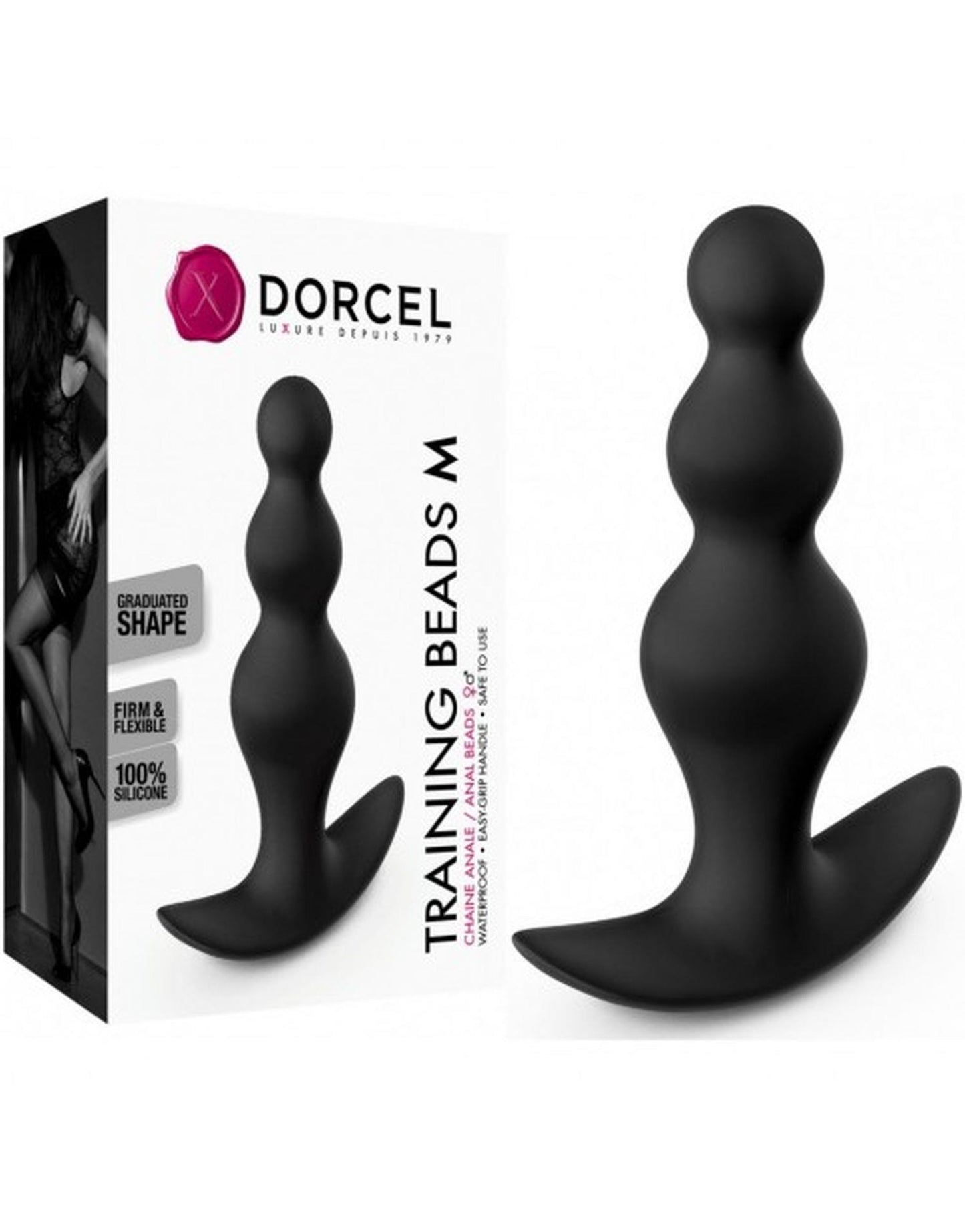 1-Korek analny plug kulki dorcel training beads 11cm-1