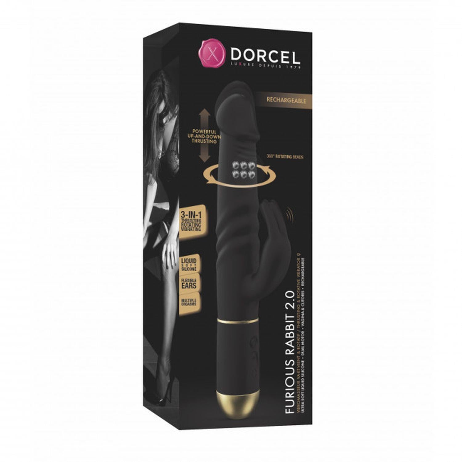 9-Wibrator króliczek posuw dorcel furious rabbit 27c-9