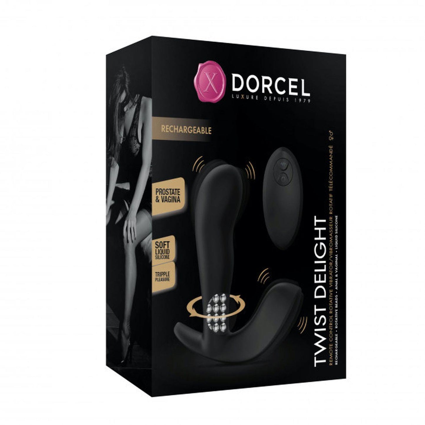 14-Korek analny rotacja dorcel twist delight 10 tryb-14