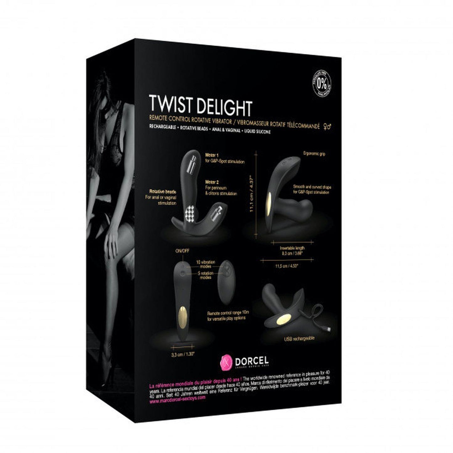 15-Korek analny rotacja dorcel twist delight 10 tryb-15