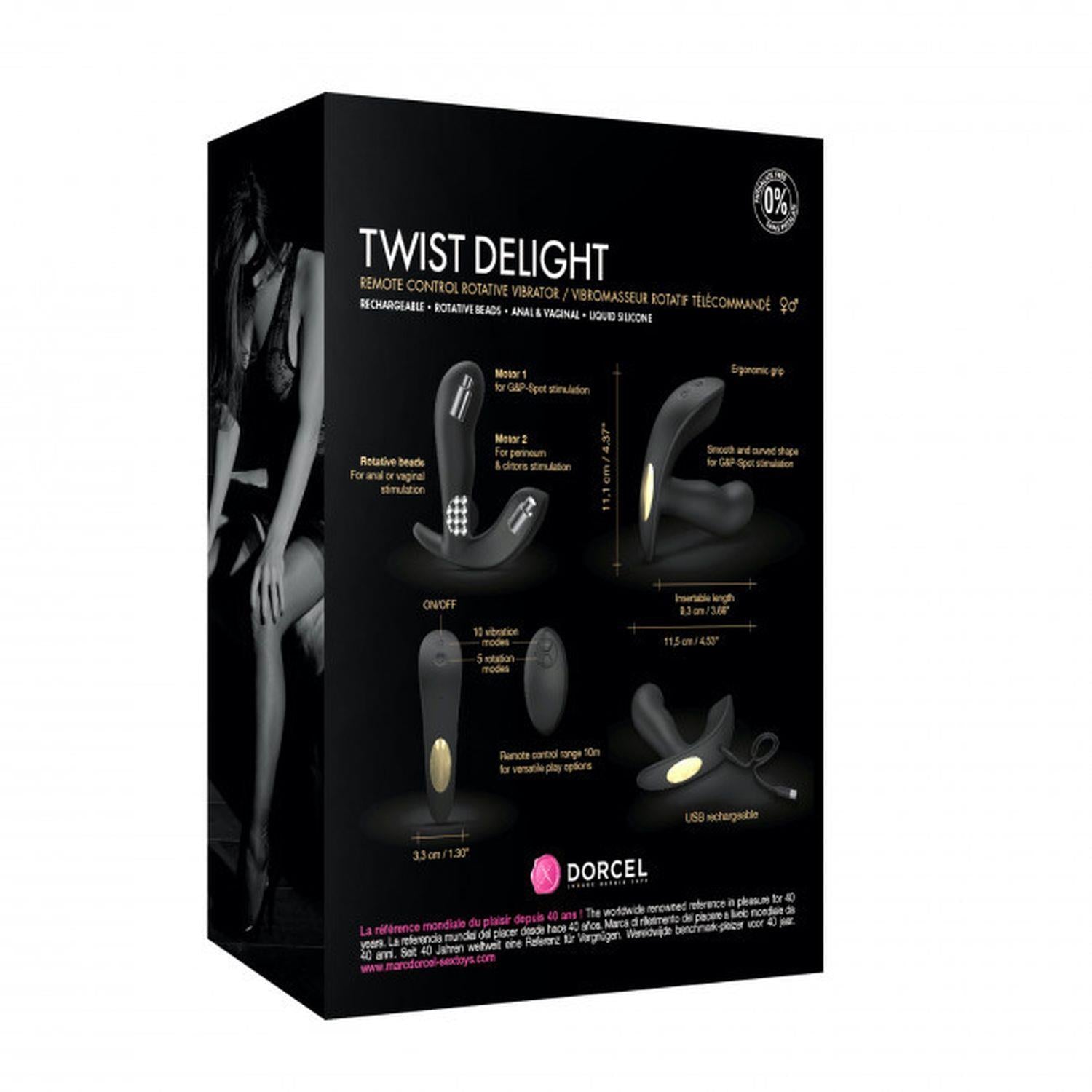 15-Korek analny rotacja dorcel twist delight 10 tryb-15