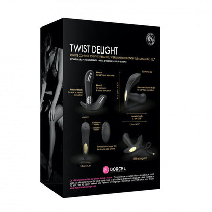 15-Korek analny rotacja dorcel twist delight 10 tryb-15
