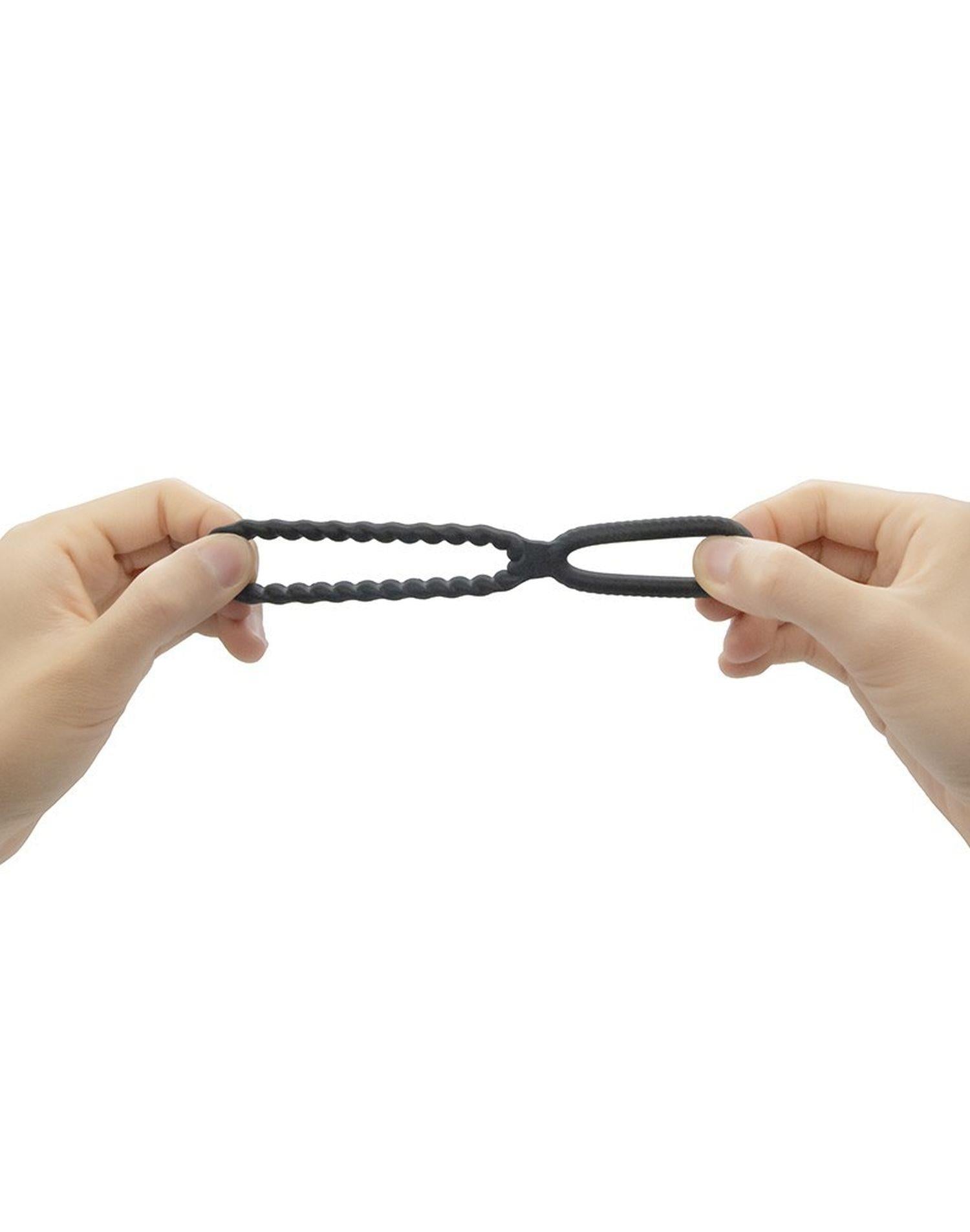 8-Pierścień na penis jądra podwójny dorcel dual ring-8