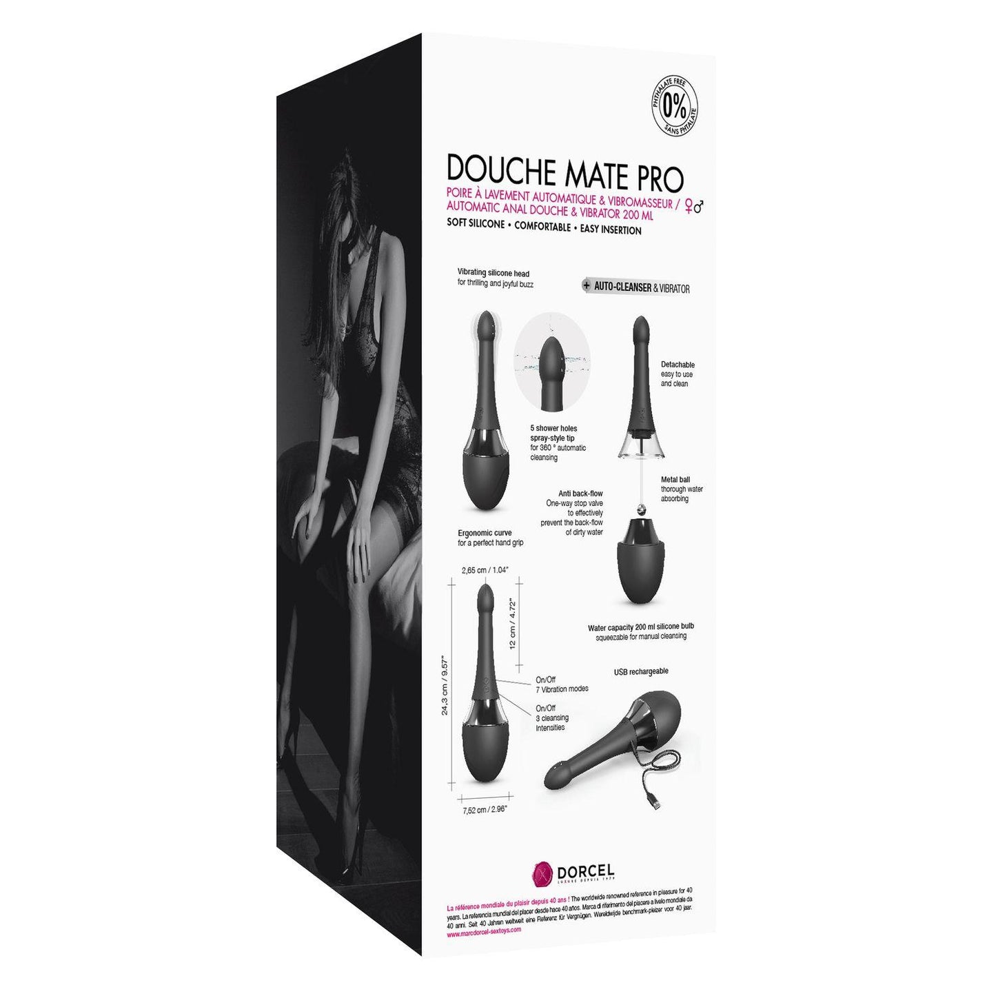 10-Gruszka analna wibrująca dorcel douche mate pro-10