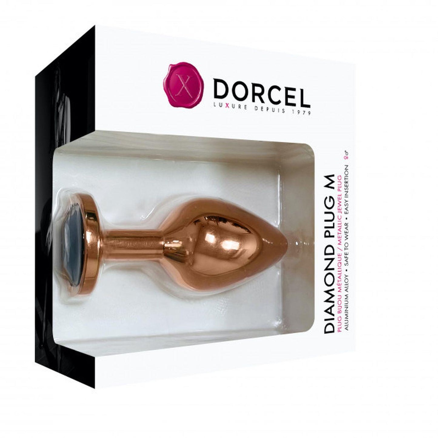 4-Ozdobny korek analny metal dorcel diamond plug 8cm-4