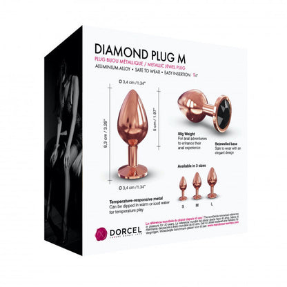 5-Ozdobny korek analny metal dorcel diamond plug 8cm-5