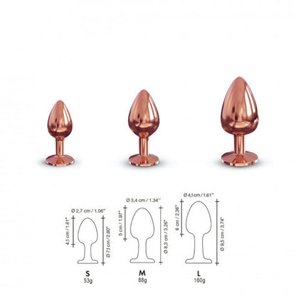 7-Ozdobny korek analny metal dorcel diamond plug 8cm-7