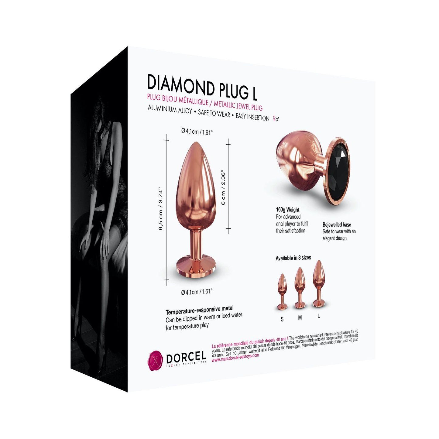 5-Ozdobny korek analny metal dorcel diamond plug 9cm-5