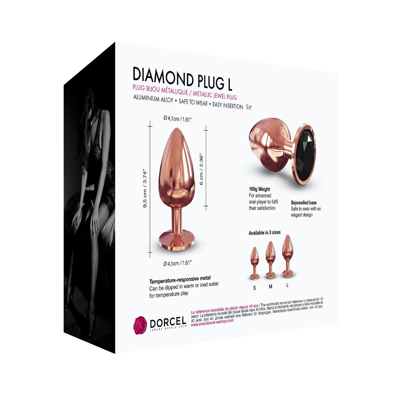 5-Ozdobny korek analny metal dorcel diamond plug 9cm-5
