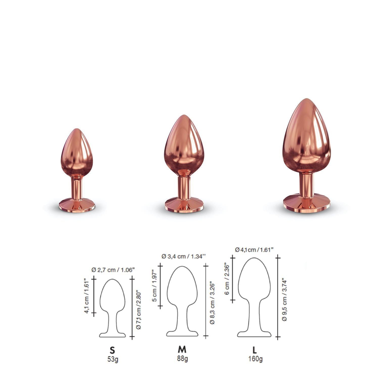 7-Ozdobny korek analny metal dorcel diamond plug 9cm-7