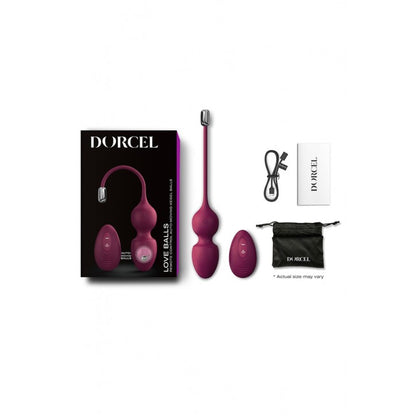 2-Kulki kegla gejszy zdalnie sterowane Dorcel pilot-2