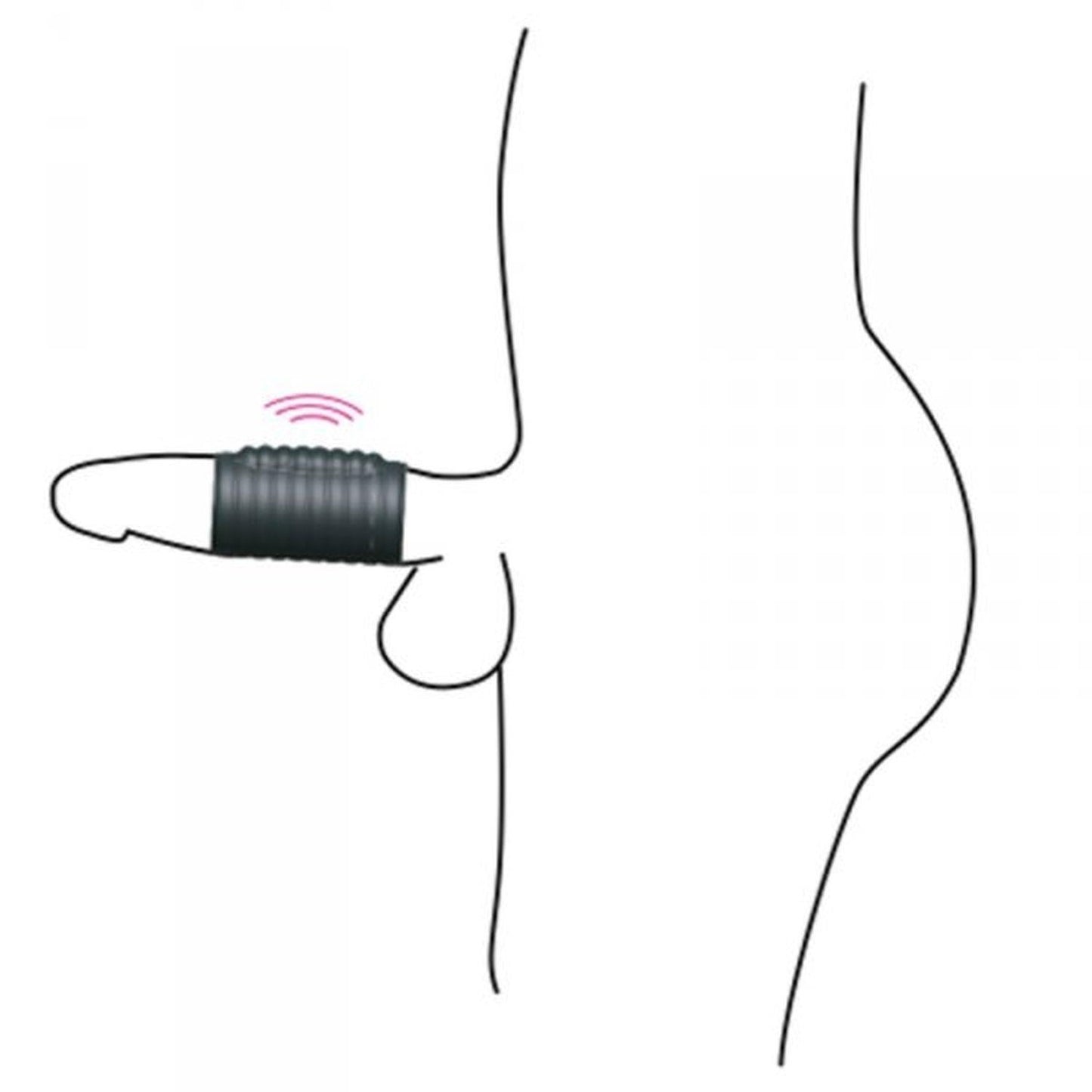 2-Wibrująca sex nakładka na penisa dorcel deepvibe-2